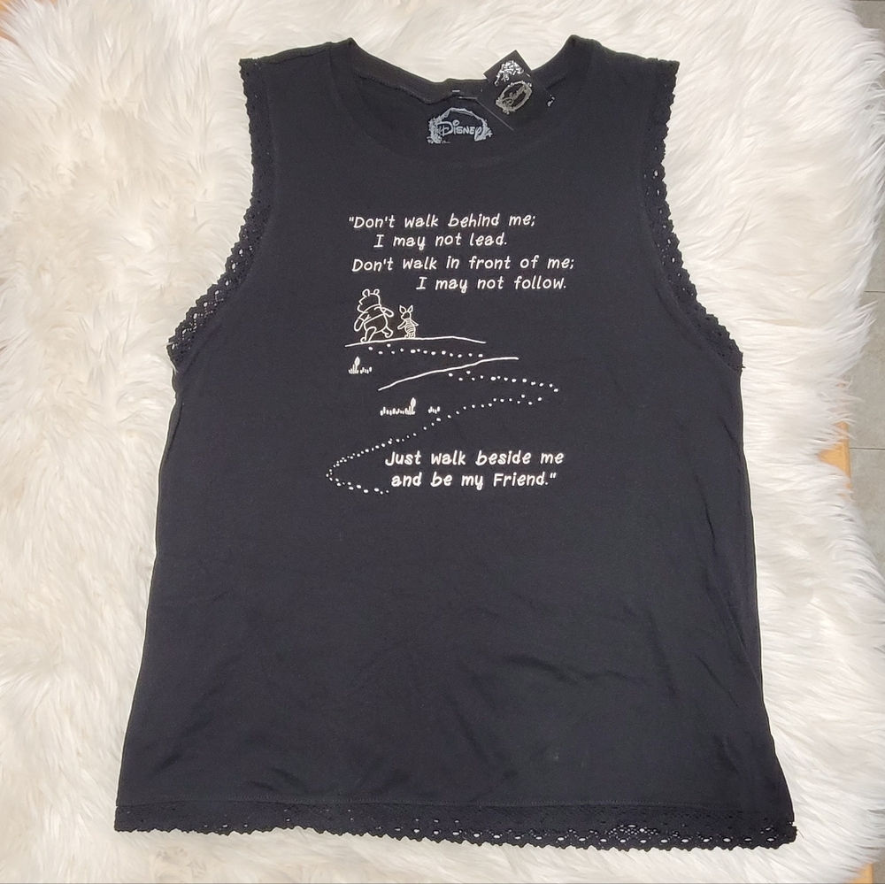 NWT Disney Pooh Bear Graphic Tank Top